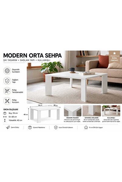 MURAT Mobilya MODERN ORTA SEHPA