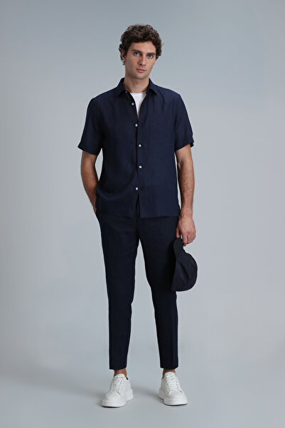 Lufian Karl Spor Erkek Chino Pantolon Slim Fit Lacivert