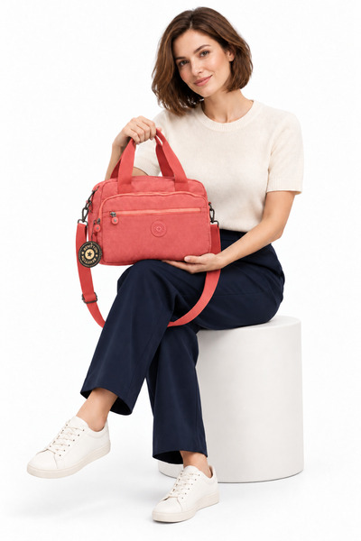 Bevitton Unisex Salmon Shoulder Bag - Water Resistant 7000 Fabric