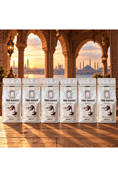 SADABAD KAHVECİSİ Geleneksel Türk Kahvesi | 6 x 1000 g | 6'lı Paket