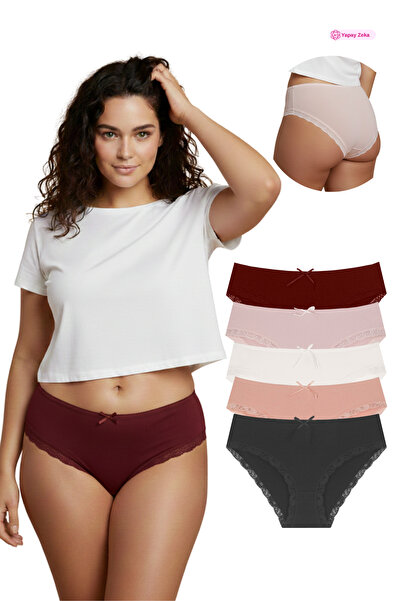 Newlilla 1909 Lace Leg Bato 5-Piece Women's Panties Pack 1909-v6