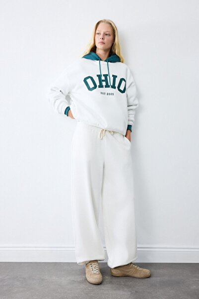 DeFacto Loose Fit Belted Elastic Cuffed Thick Fabric Sweatpants I6399Ax26Au