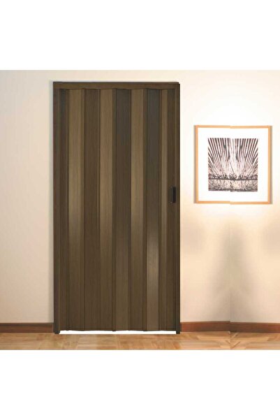 OEM Ușă pliabilă tip acordeon, material PVC, culoare wenge, 82x203cm