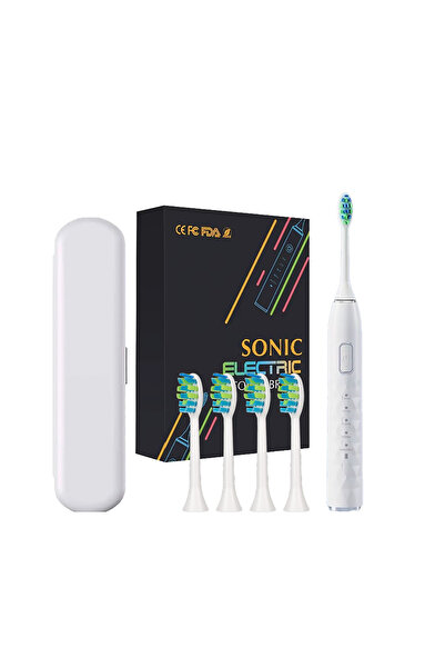 OEM Periuta de Dinti Sonica,Electrica,38000 Vibratii/Min,5 Programe de Curata...