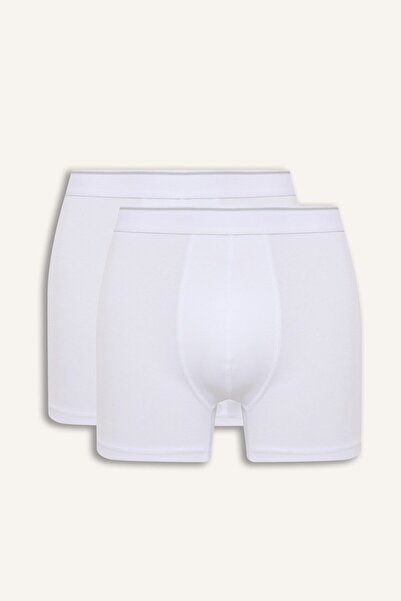 DeFacto Regular Fit Beli Şerit Lastikli Modal 2'li Boxer I6942AX26AU