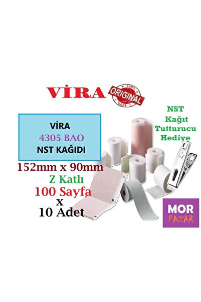 Corometrics 4305 Bao Nst Kağıdı 152*90*150 - 100 Sayfalık Pakette - Toplam 10 Paket