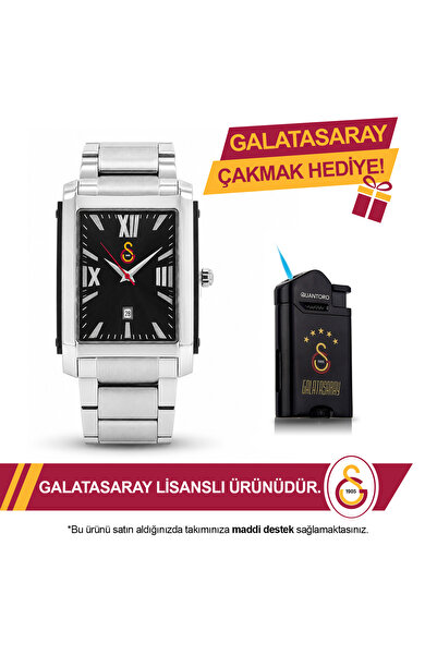 Galatasaray Çelik Kol Saati U13631 - GS Çakmak Hediyeli