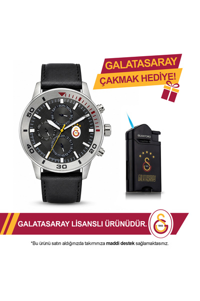 Galatasaray Lisanslı Kol Saati U21335 - GS Çakmak Hediyeli