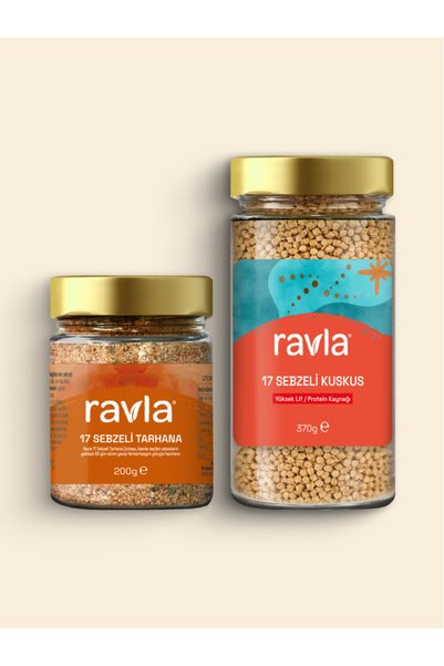 Ravla 2'li Ürün - 17 Sebzeli Kuskus - 370g / 17 Sebzeli Tarhana - 200g