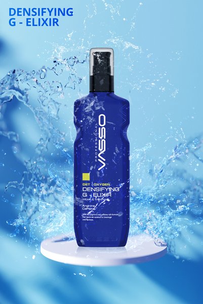 VASSO WOMEN İnce Telli Saçlar İçin Arjinin Ve Kafein Içeren Hacim Ve Dolgunlaştırıcı Jel Iksir G-elixir 175 ml