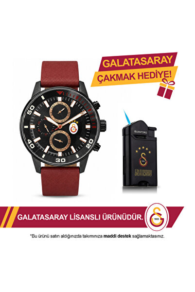 Galatasaray Lisanslı Kol Saati U21334 - GS Çakmak Hediyeli