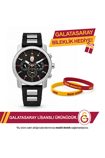 Galatasaray Lisanslı Kol Saati U21399 - GS Bileklik Hediyeli