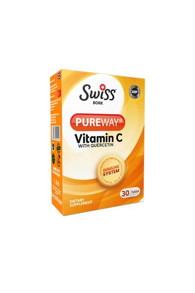 Bork Swiss Natural Bork PureWay Vitamin C Quercetin 30 Tablet – Güçlü Bağışık...