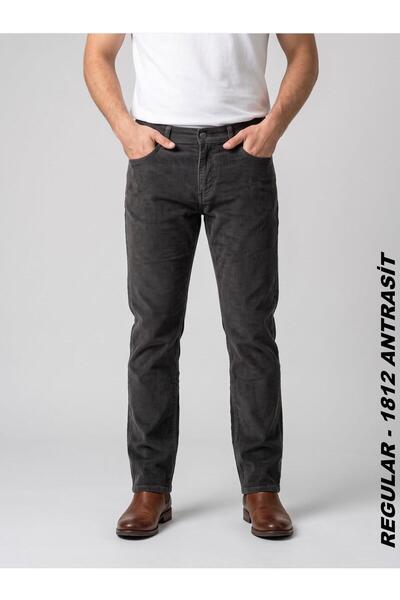Twister Jeans Men's Regular Fit Lycra Thin Wicking Velvet Trousers