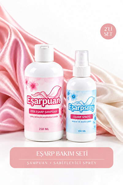 EŞARPUAN 2'li Şal - Eşarp Şampuanı Ve Eşarp Spreyi Seti