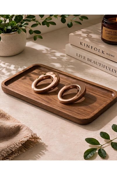 hamoon Yan Halka Rose 32 Mm Kulp Lüks Country Mutfak Mobilya Dolap Çekmece Kulpu