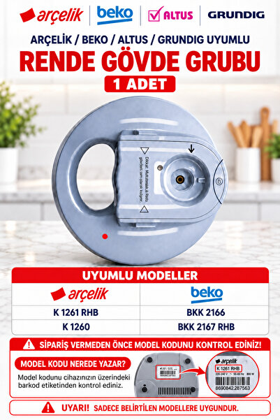 Beko Bkk 2167 Rhb Rendeli El Blenderı Gövdesi