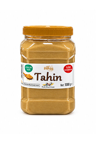 Bucak Yöresel Ürünler Yerli Tahin 1 Kg, Yerli Susamdan, Günlük Taze Çekim