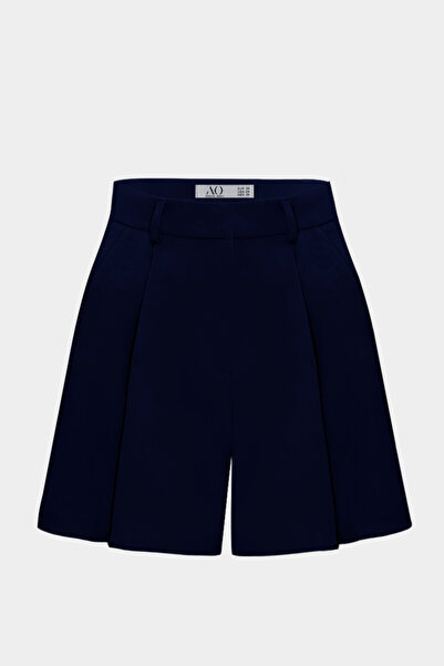 Açelya Okcu Premium Lowry Wide Leg Midi Boy Dokuma Şort
