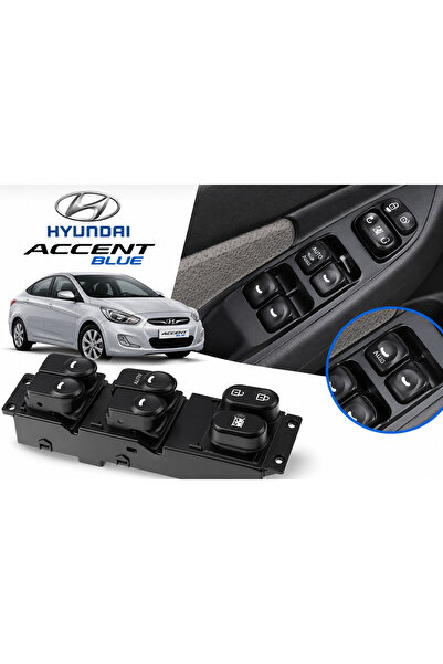 Hyundai BLUE sol ön cam düğmesi orijinal