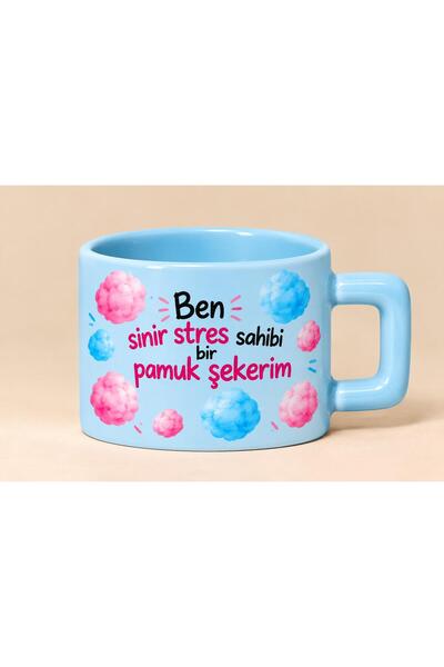 Genel Markalar Pamuk Şekeri Hediyelik Tasarım Seramik Kupa