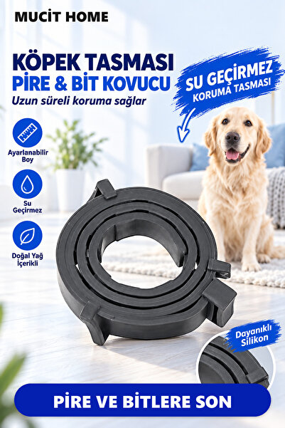 mucit home Köpek Pire ve Bit Kovucu Engelleyeci Tasma Boyunluk 62 cm