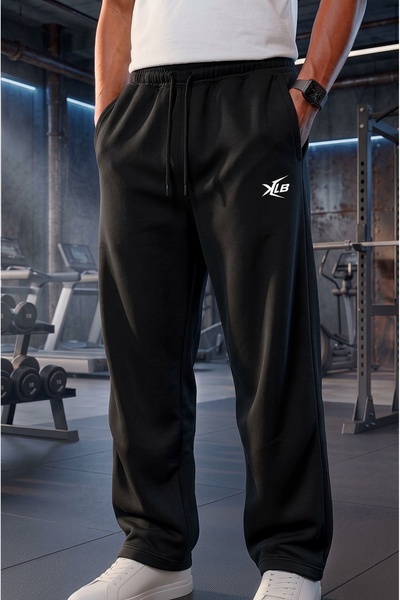 Erkek Premium Baggy Eşofman Altı Rahat Kalıp - Günlük & Spor Pantolon