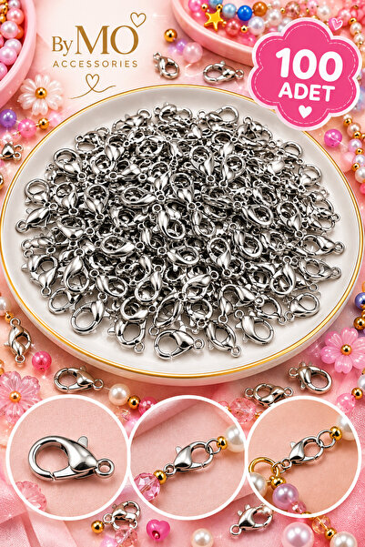 By MO Accessories 100 τεμάχια Κοσμήματα παπαγάλου με κλιπ κολιέ βραχιόλια ποδ...
