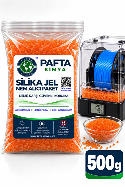 500 Gr Turuncu Silika Jel -Nem Alıcı 1 Adet