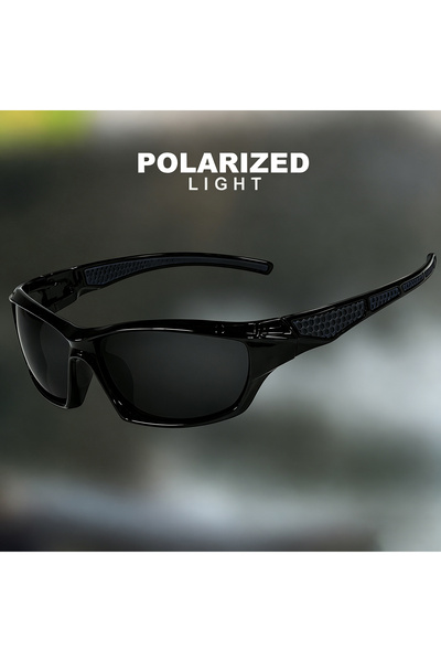 Choice6 C1-BLACK 1/3PCS Vintage Sports Sunglasses Men Women Fishing Running C...
