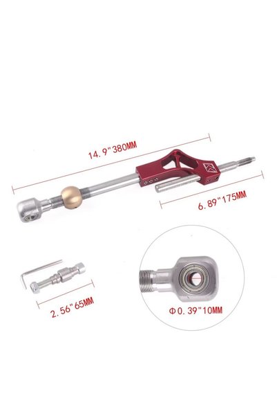 autogp Honda Civic Short Shifter Long Adjustment Red 1988 / 2001