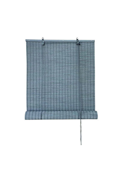 KOÇTAŞ Stilera Ahşap Stor Perde Grı 80X180 Cm