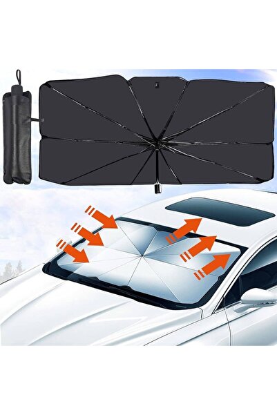 AEM Car Windshield Sunshade Shade with Foldable Umbrella Model 140 X 79