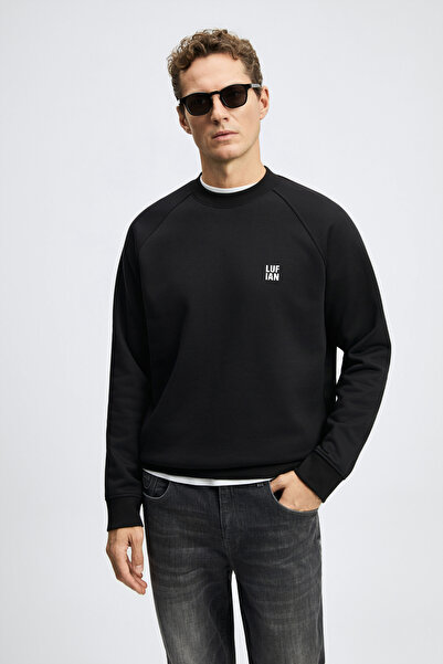 Lufian Blake Erkek Sweatshirt Siyah