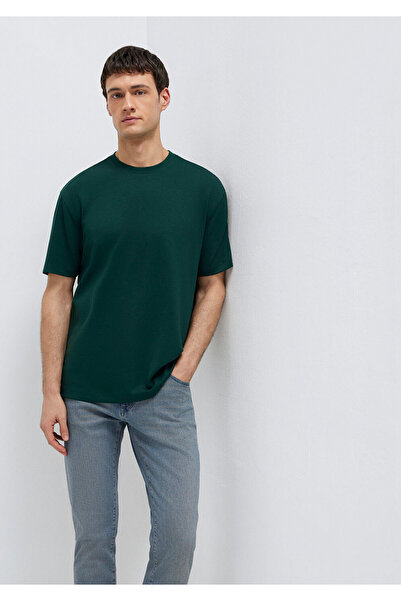 Mavi Soft-Premium Green T-Shirt Loose Fit / Comfortable Loose Cut 0613467-85370