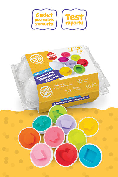 Circle Toys Geometrik Yumurta Eşleme