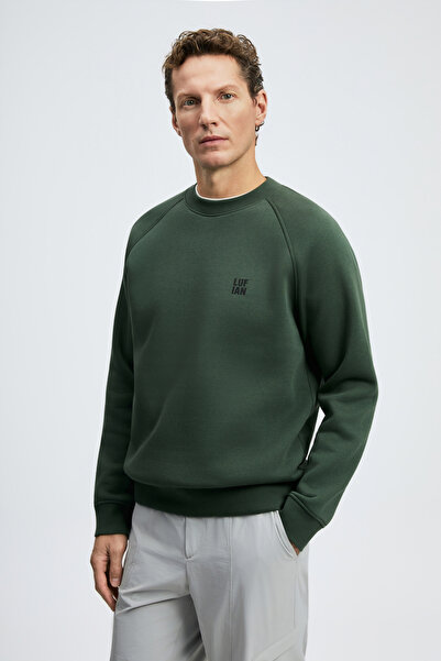 Lufian Blake Erkek Sweatshirt Çimen Yeşili