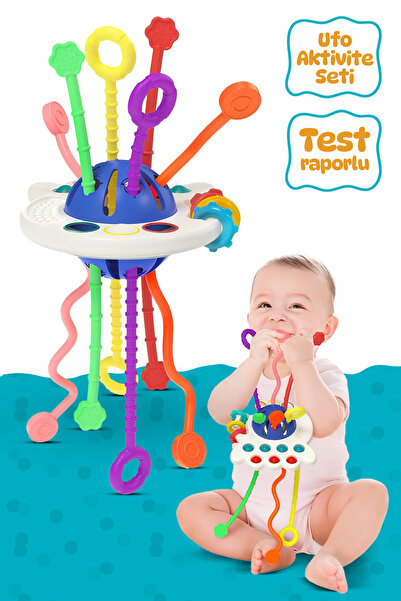 Circle Toys UFO Eğitici Duyusal Aktivite Oyuncağı - 1-3 Yaş Yürümeye Başlayan...