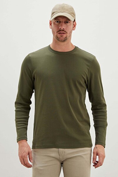 Fulla Moda Basic Bisiklet Yaka Body