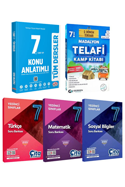 Editör Yayınevi 7. Sınıf Tüm Dersler Konu Anlatımı+ Gezegen Kamp Kitabı+ Türk...