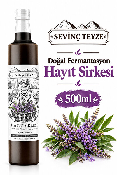 Sevinç Teyze Hayıt Sirkesi, Sultan Sirkesi Doğal Fermantasyon Chaste Seed Vin...