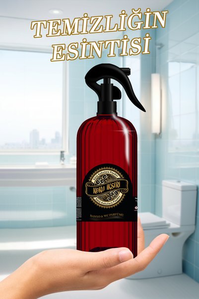 KOKU İKSİRİ Banyo Wc Ve Oda Kokusu Kötü Koku Giderici Oda Parfümü Ve Kapalı Ortamların Ferahlatıcı Iksiri 400 ml
