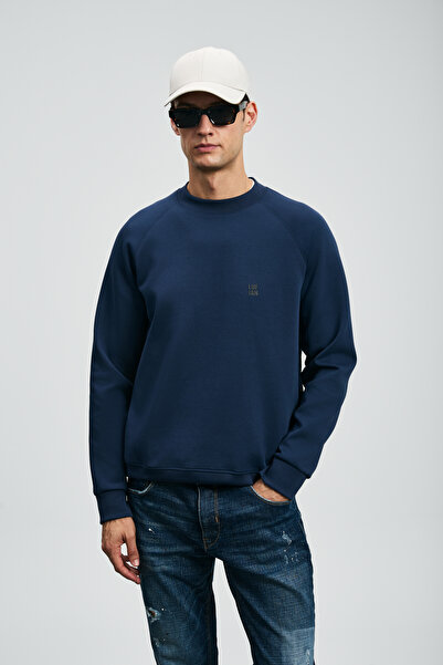 Lufian Grant Erkek Sweatshirt Lacivert