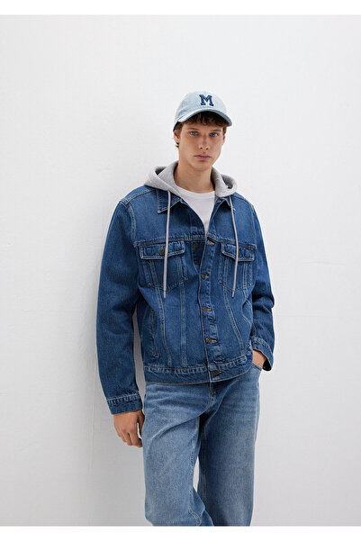 Mavi Brandon 90lar Vintage Koyu Jean Ceket 0112808-90839