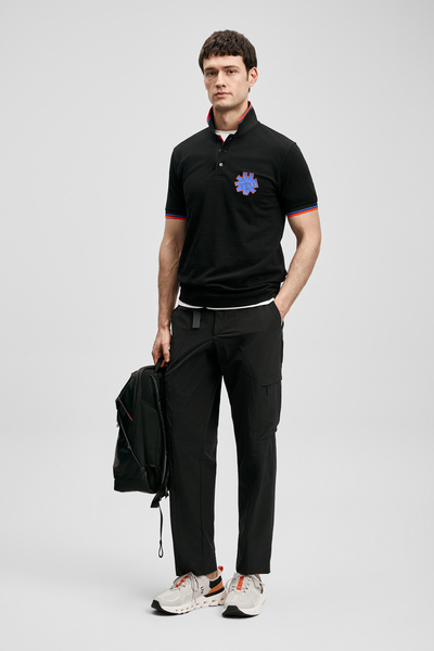 Lufian Gavin Smart Men's Polo Shirt Black