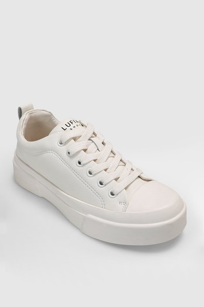 Lufian حذاء رياضي نسائي من ميا باللون الأبيض