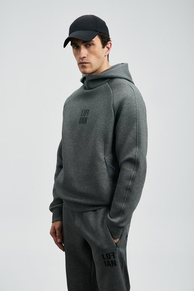 Lufian Snow Men's Sweatshirt Anthracite