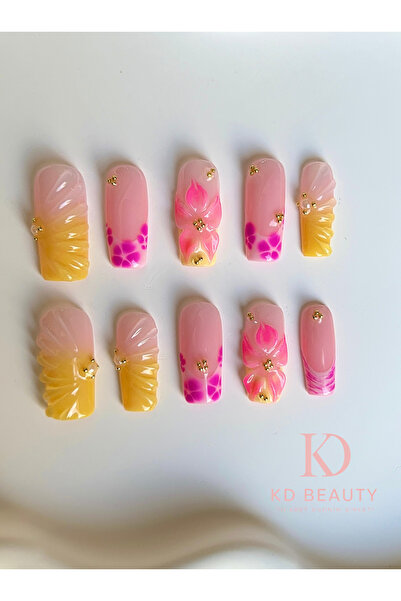 Store Jel Takma Tırnak - Sunshine Bloom orta 10'lu