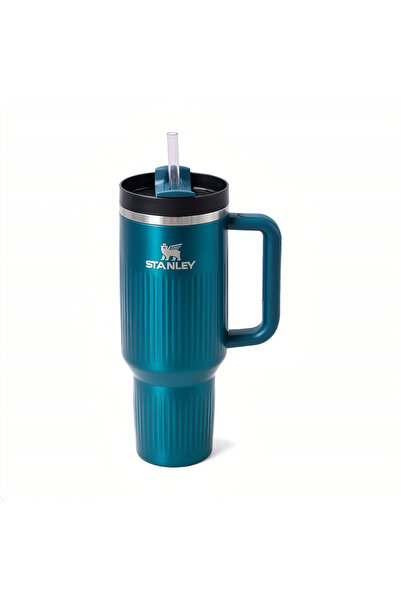 Stanley Quencher H2.0 Fluted 10-13002-013 Pipetli Termos 1,18 L Mavi