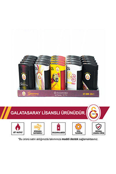 Galatasaray Lisanslı Jet Taraftar Çakmak 25'li Stant